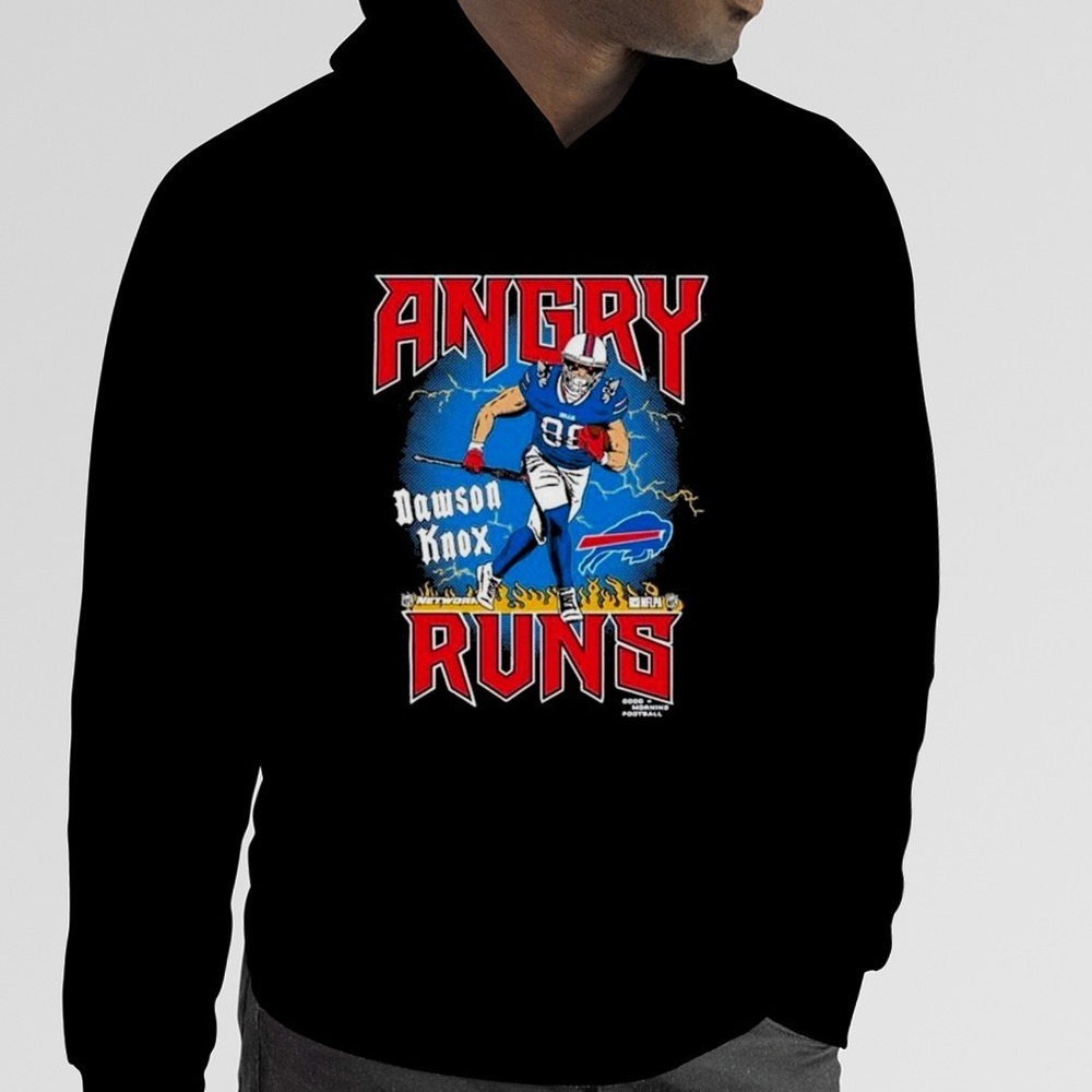 Angry Runs Dawson Knox NFL Buffalo Bills 2023 Hoodie